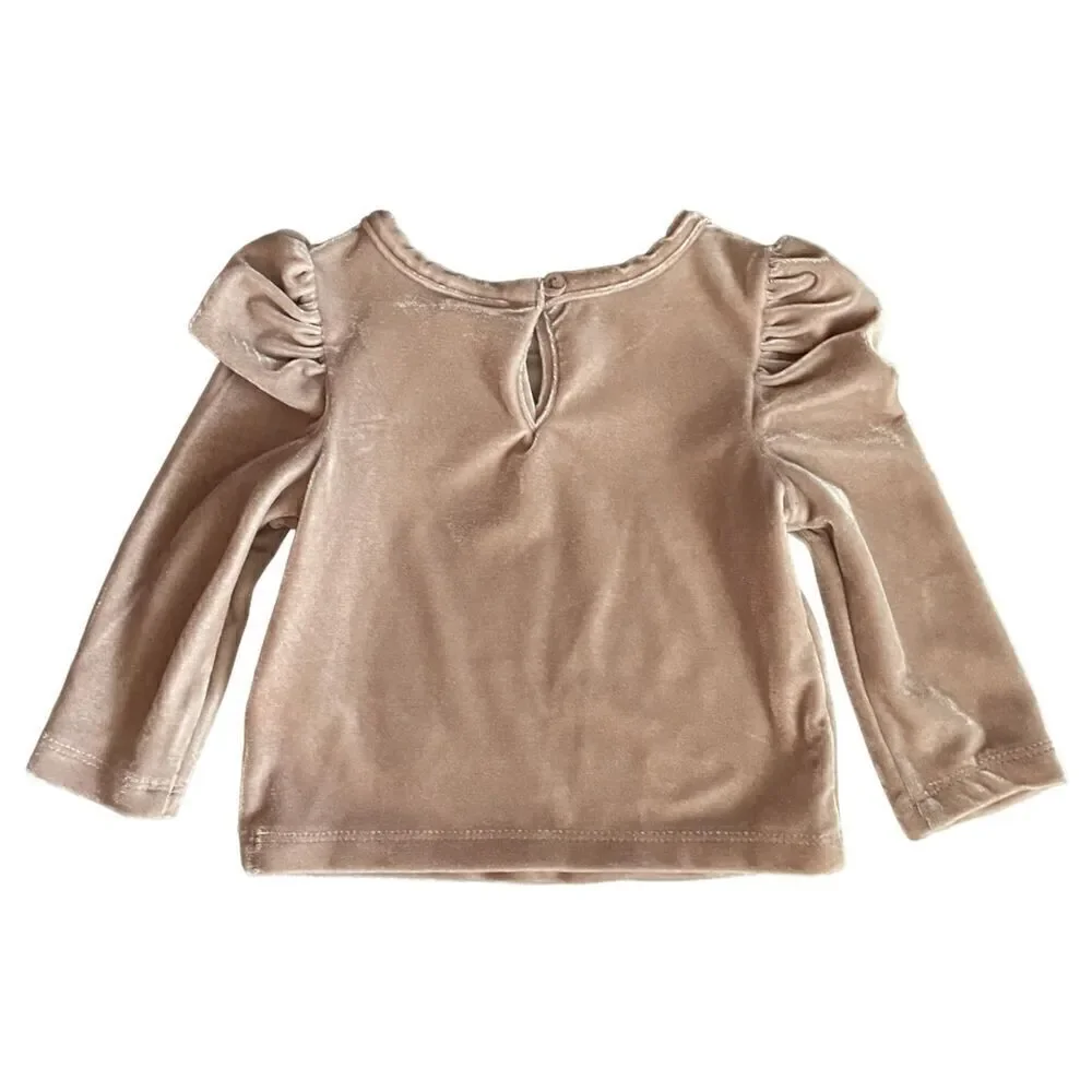 Gap Polka Dot Beige Tutu & Top Set Size 12 Months